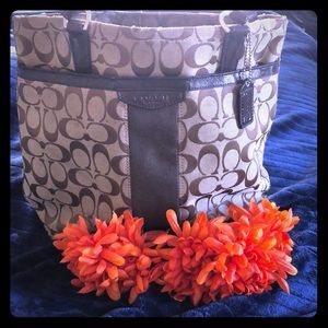 COACH Classic Brown Canvas Handbag Grandmacore‎